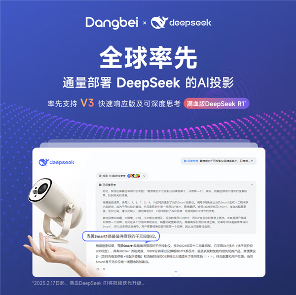 南：当贝Smart1智能交互体验重新定义投影仪！pg电子免费试玩模拟器2025年千元投影仪终极指(图7)